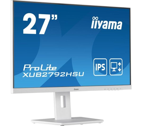 IIYAMA ProLite XUB2792HSU-W5 Full HD 27" IPS LCD Monitor - White