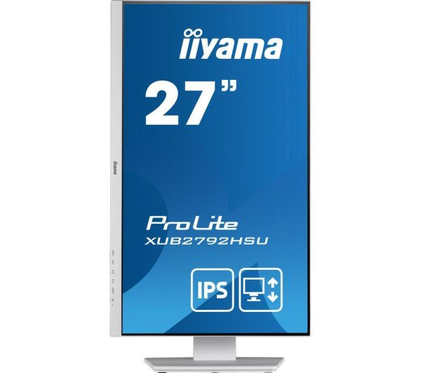 IIYAMA ProLite XUB2792HSU-W5 Full HD 27" IPS LCD Monitor - White