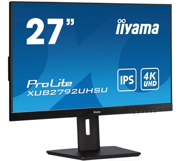 IIYAMA ProLite XUB2792UHSU-B5 4K Ultra HD 27" IPS LCD Monitor - Black