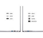ACER Spin 314 14" 2 in 1 Chromebook - IntelÂ® CeleronÂ®, 128 GB eMMC, Silver