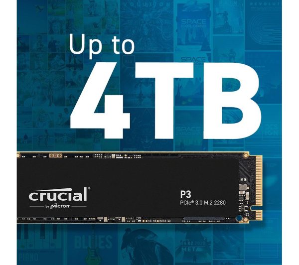 CRUCIAL P3 M.2 Internal SSD - 4 TB