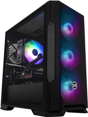 PCSPECIALIST Icon 300 Gaming PC - AMD Ryzen 7, RX 6600, 1 TB SSD