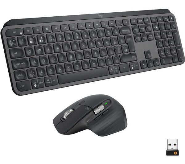 LOGITECH MX Master 3S Wireless Darkfield Mouse & MX Keys S Wireless Keyboard Bundle