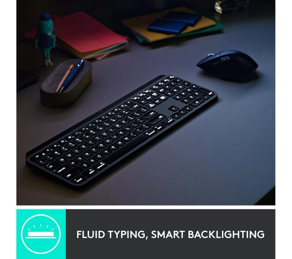 LOGITECH MX Master 3S Wireless Darkfield Mouse & MX Keys S Wireless Keyboard Bundle