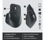 LOGITECH MX Master 3S Wireless Darkfield Mouse & MX Keys S Wireless Keyboard Bundle