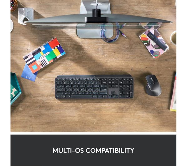 LOGITECH MX Master 3S Wireless Darkfield Mouse & MX Keys S Wireless Keyboard Bundle