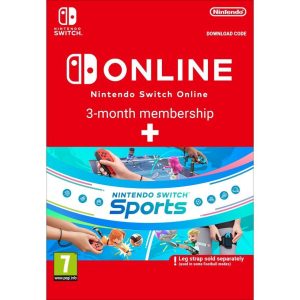 NINTENDO SWITCH Sports & Online 3 Month Membership Bundle – Download