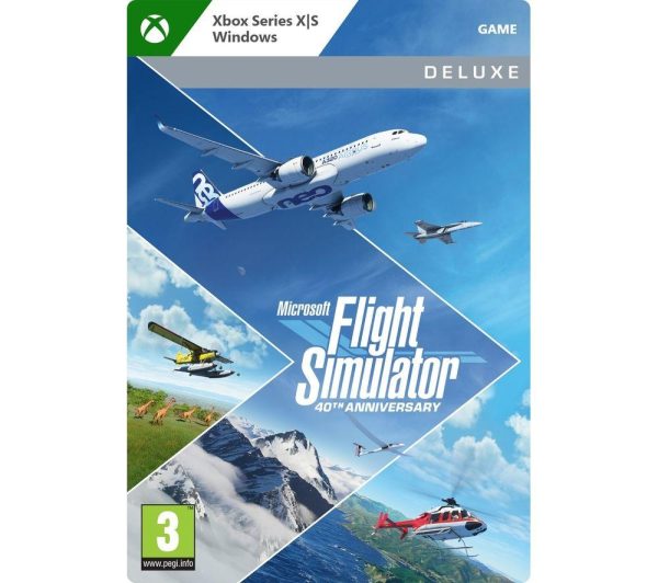 XBOX Microsoft Flight Simulator 40th Anniversary Deluxe Edition - Xbox Series X|S & PC, Download