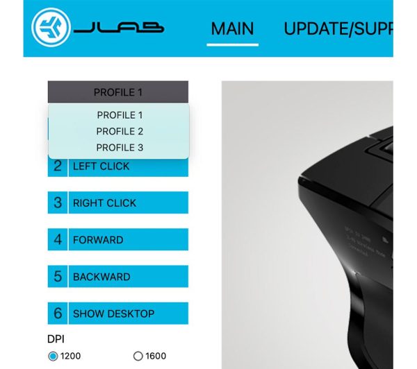 JLAB Epic Wireless Optical Mouse