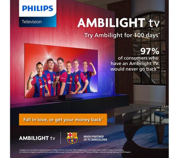 PHILIPS The Xtra 55PML9008/12 55" Smart 4K Ultra HD HDR Mini-LED TV