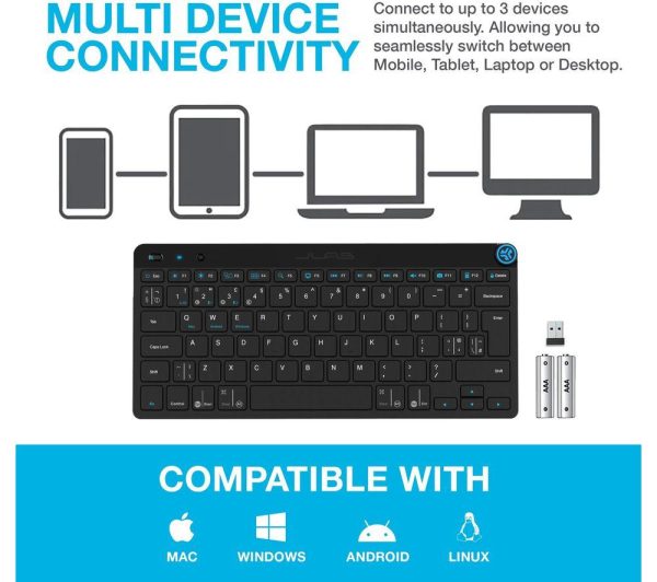 JLAB Go Wireless Keyboard - Black