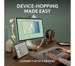 LOGITECH Pebble 2 M350S Wireless Optical Mouse - Offwhite