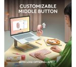 LOGITECH Pebble 2 M350S Wireless Optical Mouse - Offwhite