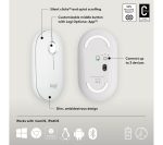 LOGITECH Pebble 2 M350S Wireless Optical Mouse - Offwhite