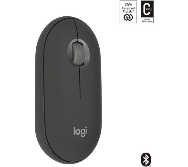 LOGITECH Pebble 2 M350S Wireless Optical Mouse - Graphite