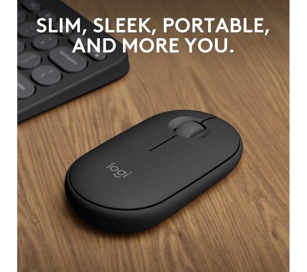 LOGITECH Pebble 2 M350S Wireless Optical Mouse - Graphite