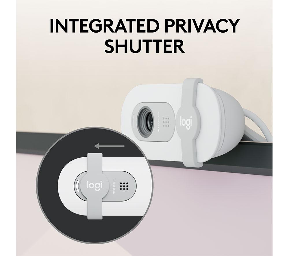 LOGITECH Brio 100 Full HD Webcam - White
