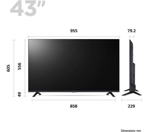 LG 43LQ60006LA 43" Smart Full HD HDR LED TV