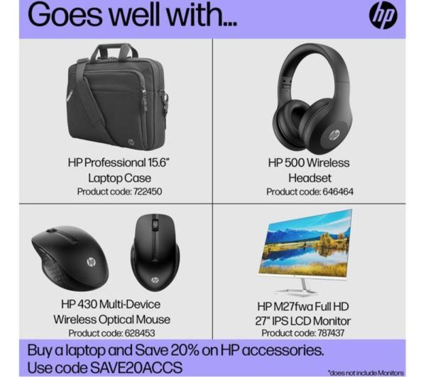 HP Pavilion SE 14" Refurbished Laptop - Intel® Core i5, 512 GB SSD, Silver (Excellent Condition)