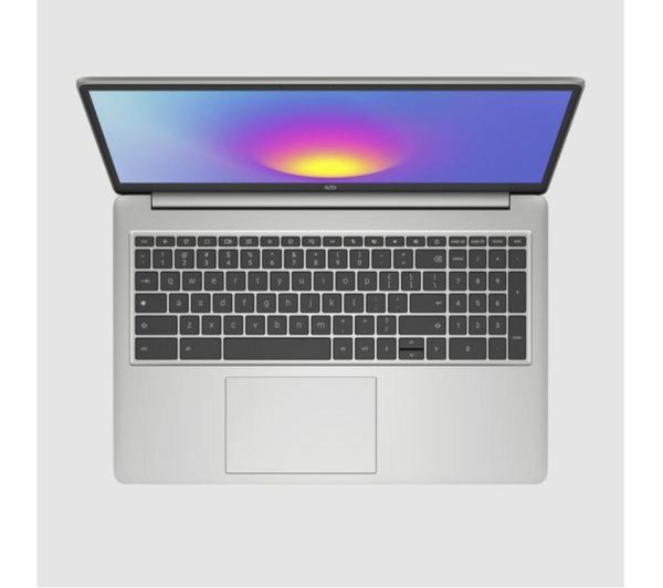 HP 15a-na0500sa 15.6" Refurbished Chromebook - IntelÂ® PentiumÂ®, 128 GB eMMC, Silver (Excellent Condition)