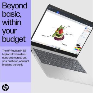 HP Pavilion SE 14" Refurbished Laptop - Intel® Core i3, 256 GB SSD, Silver (Excellent Condition)