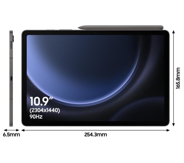SAMSUNG Galaxy Tab S9 FE 10.9" 5G Tablet - 256 GB, Grey