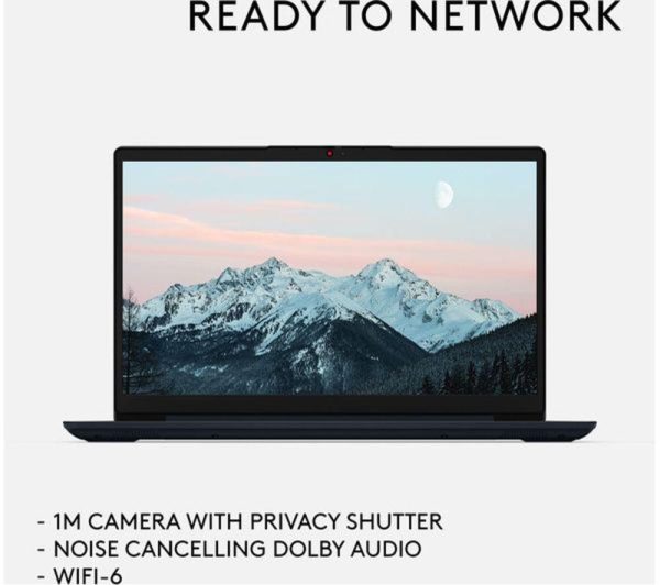 LENOVO IdeaPad 1 14" Refurbished Laptop - IntelÂ® CeleronÂ®, 128 GB SSD, Blue (Excellent Condition)