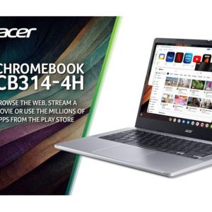 ACER 314 14" Refurbished Chromebook - Intel® Core i3, 128 GB eMMC, Silver (Excellent Condition)