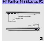 HP Pavilion SE 14" Refurbished Laptop - Intel® Core i3, 256 GB SSD, Silver (Very Good Condition)