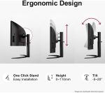 LG UltraWide 34WQ75C-B.AEK Quad HD 34" Curved IPS LCD Monitor - Black