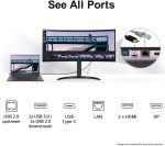 LG UltraWide 34WQ75C-B.AEK Quad HD 34" Curved IPS LCD Monitor - Black