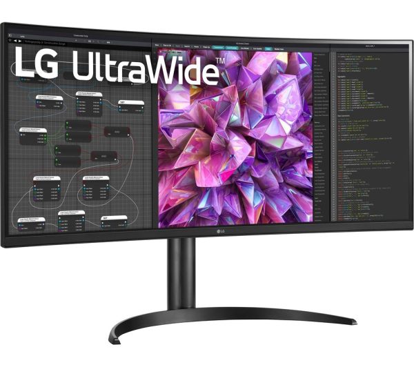 LG UltraWide 34WQ75C-B.AEK Quad HD 34" Curved IPS LCD Monitor - Black