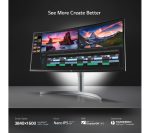 LG UltraWide 38WN95CP-W.AEK Quad HD 37.5" Curved Nano IPS LCD Monitor - White