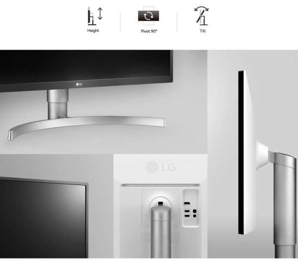 LG 27UL550P-W.AEK 4k Ultra HD 27" IPS LCD Monitor - White