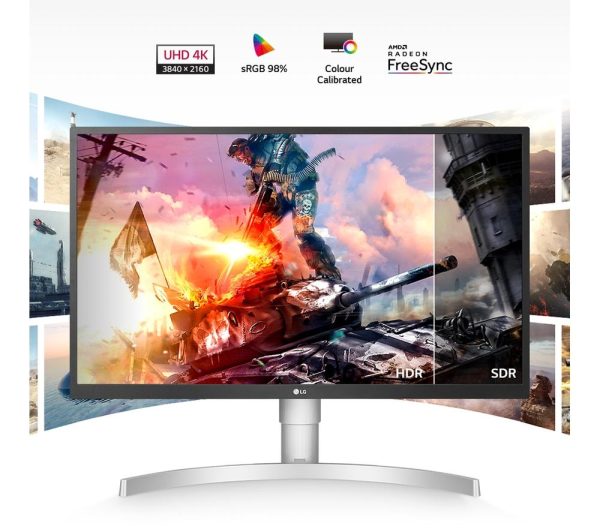LG 27UL550P-W.AEK 4k Ultra HD 27" IPS LCD Monitor - White