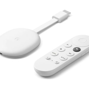 GOOGLE Pixel 11" Tablet (128 GB, Porcelain) & Chromecast 4K HDR with Google TV (Snow) Bundle