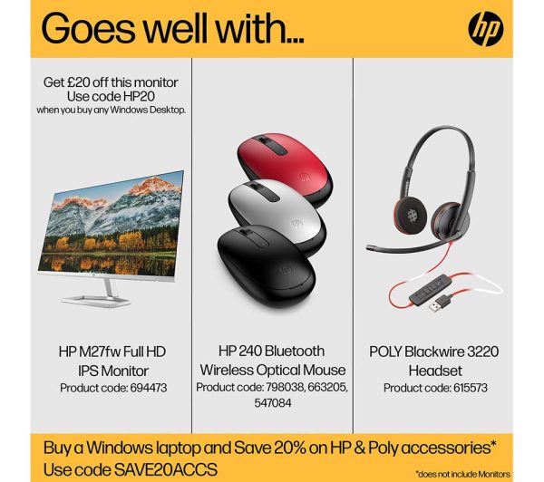 HP 17-cn2500sa 17.3" Laptop - Intel® Core i3, 128 GB SSD, Grey