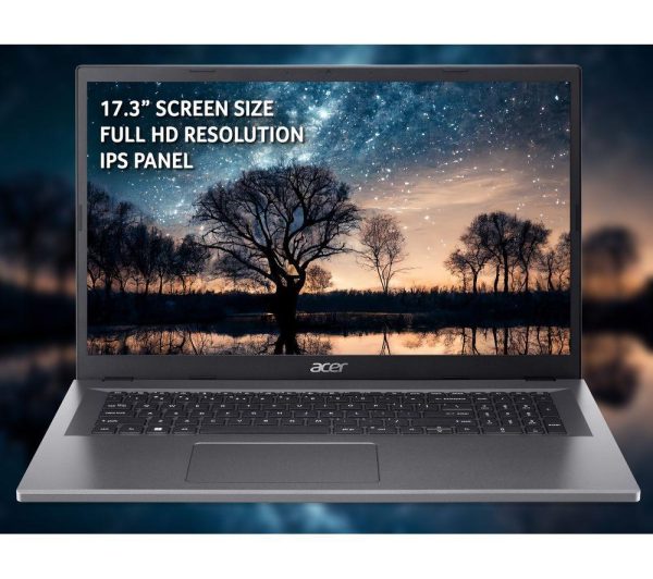 ACER Aspire 3 17.3" Laptop - Intel® Core i3, 256 GB SSD, Silver