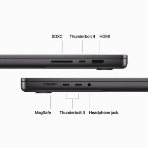 APPLE MacBook Pro 14" (2023) - M3 Max, 1 TB SSD, Space Black