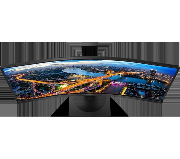 PHILIPS 345B1C Wide Quad HD 34" Curved VA LCD Monitor - Black
