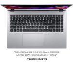 ACER Aspire 3 15.6" Laptop - Intel® Core i3, 128 GB SSD, Silver