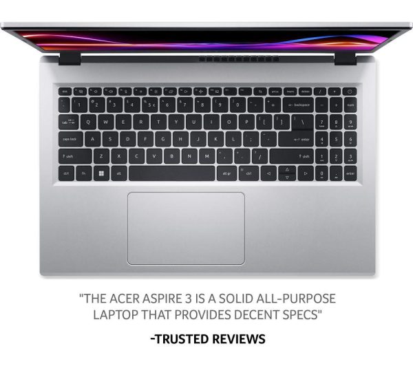 ACER Aspire 3 15.6" Laptop - Intel® Core i3, 128 GB SSD, Silver