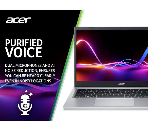 ACER Aspire 3 15.6" Laptop - Intel® Core i3, 128 GB SSD, Silver