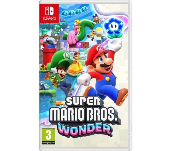 NINTENDO SWITCH Super Mario Bros. Wonder & Pin Set Bundle