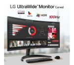 LG UltraWide 34WR50QC-B.AEK Quad HD 34" Curved VA LCD Monitor - Black
