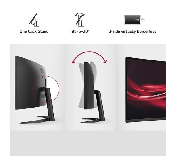 LG UltraWide 34WR50QC-B.AEK Quad HD 34" Curved VA LCD Monitor - Black