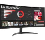 LG UltraWide 34WR50QC-B.AEK Quad HD 34" Curved VA LCD Monitor - Black