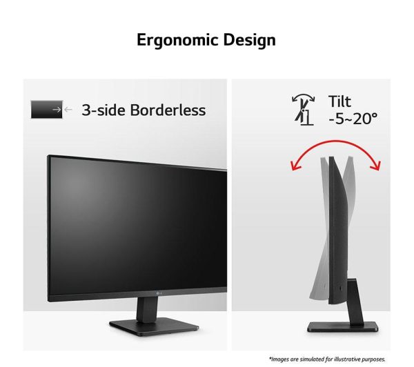 LG 27MR400 Full HD 27" IPS LCD Monitor - Black