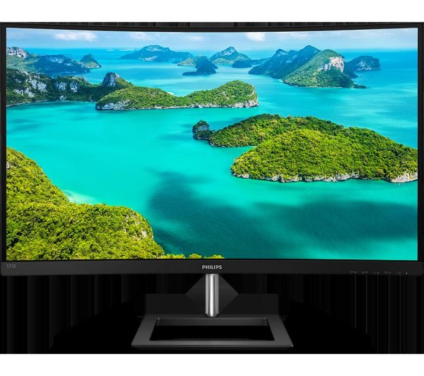 PHILIPS 325E1C Quad HD 32" Curved VA LCD Monitor - Black