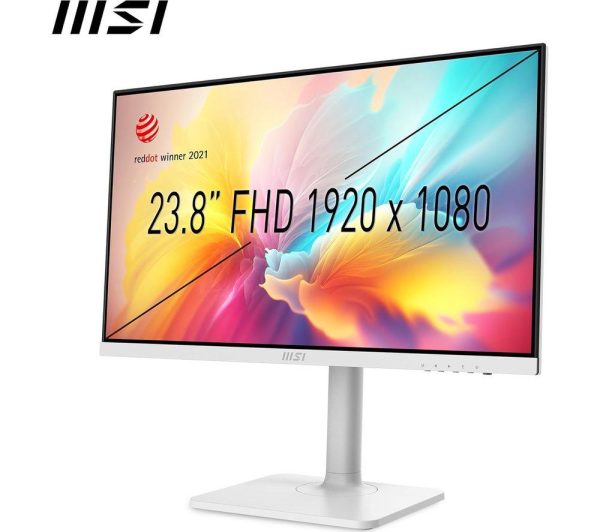 MSI Modern MD2412PW Full HD 23.8" IPS Monitor - White